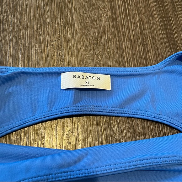 Babaton | CUT OUT Contour Bodysuit - Mazarine Blue - Picture 6 of 6